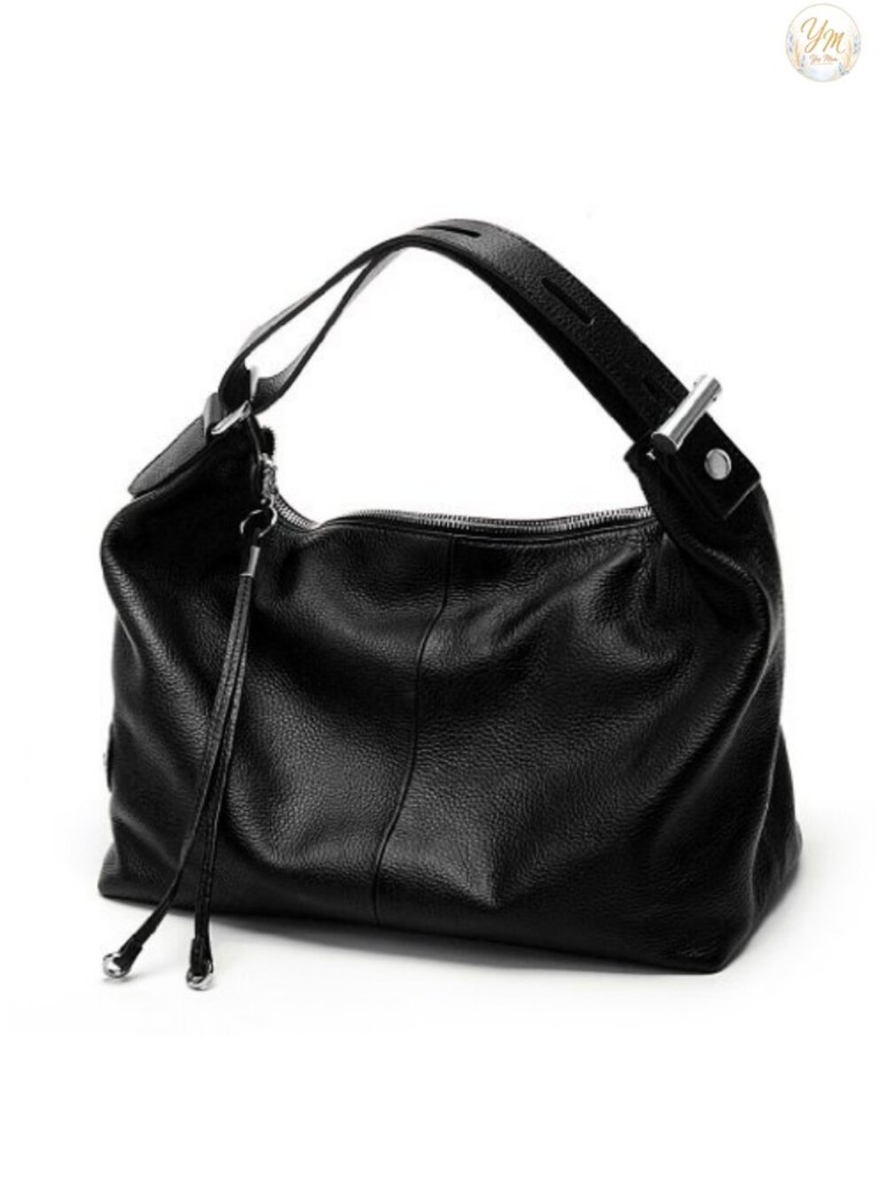 Genuine Leather Tote Bag Women Shoulder Handbag Adjustable Strap